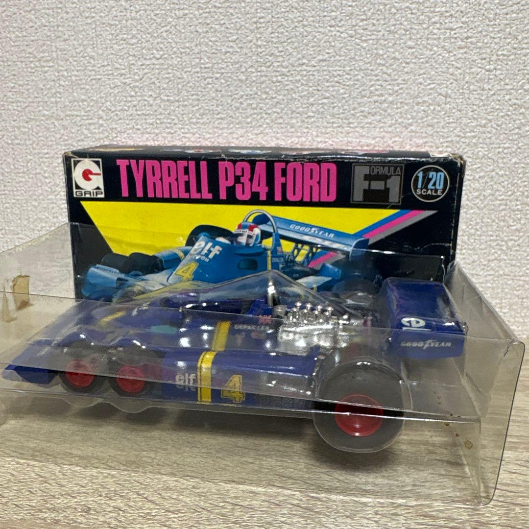 エーダイ　グリップテクニカ　タイレルP34 フォード　1/20 当時のもの　F1