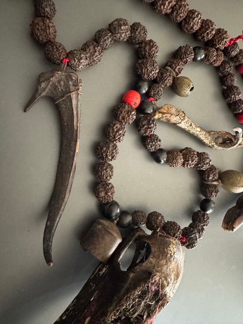 貴重★ オールドシャーマンネックレス / チベット ネパール インド 菩提樹