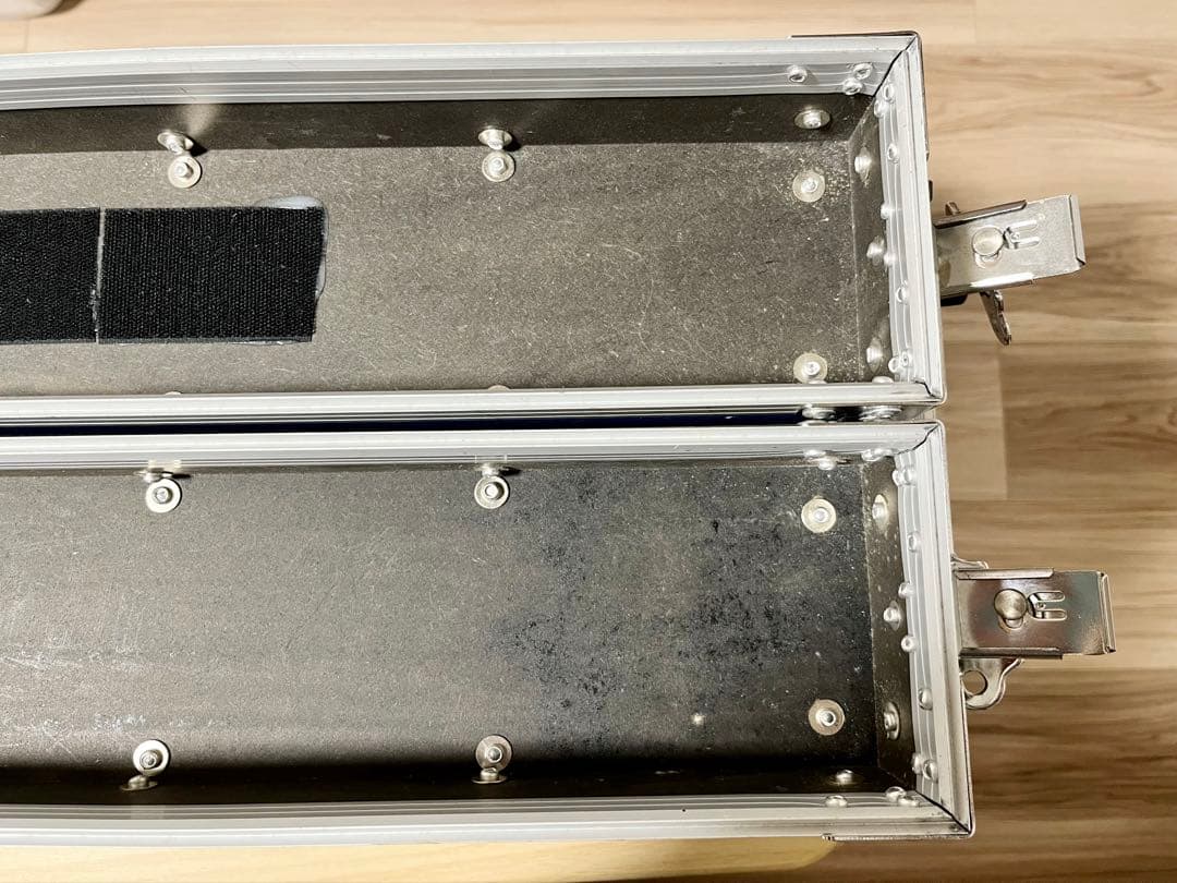 ラックケース 2U ショート・ハーフサイズ　ブルー・青色