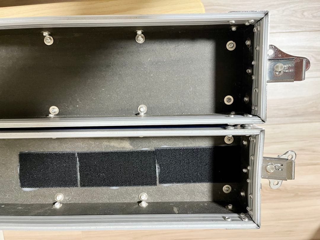 ラックケース 2U ショート・ハーフサイズ　ブルー・青色