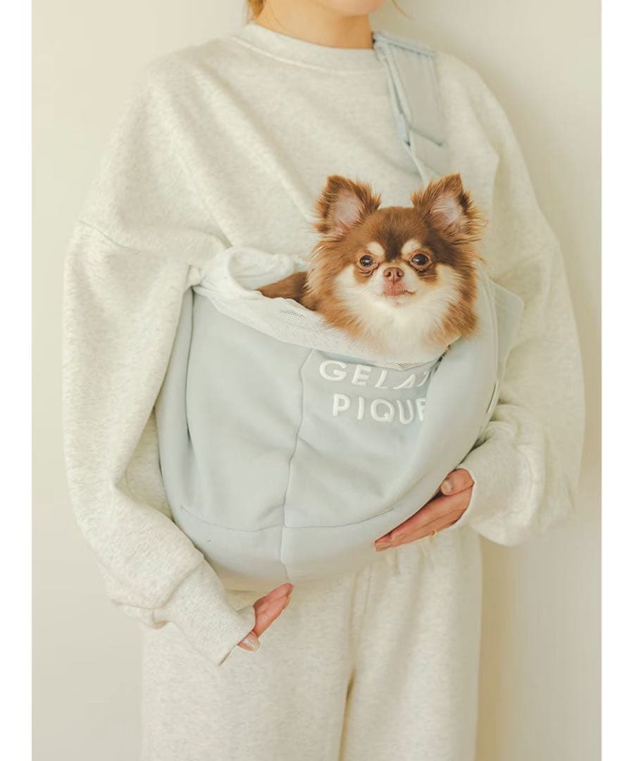 【アップデートタイプ底板クッションあり】ジェラートピケ スリングバッグ ピンク