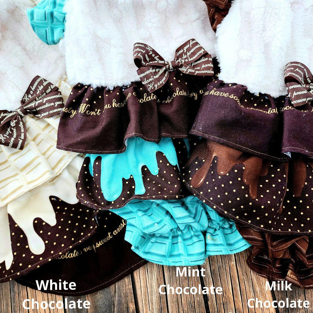 ❤チョコ&ボア❤ワンピース♡オーダー♡ハンドメイド 犬服