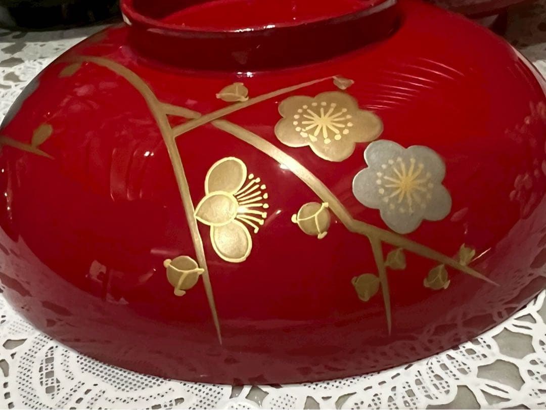 新品 未使用 京漆匠 平安 象彦 松梅 久美椀 セット 蓋付 吸物椀 高級