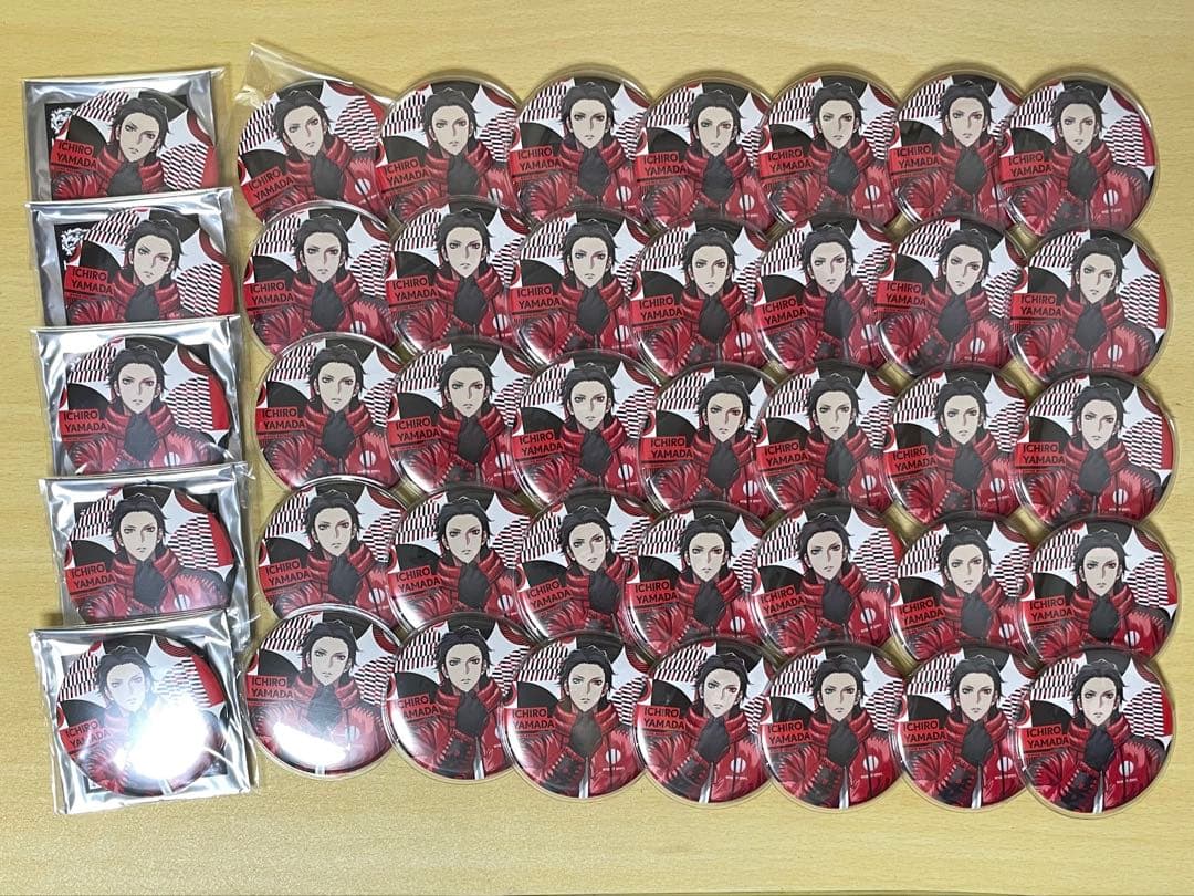 50点　山田一郎ew04缶バッジ　ヒプマイ　まとめ売り