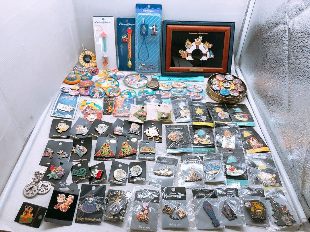 大量まとめ ディズニーリゾート 限定品 グッズ お土産 ピンバッジ ストラップ