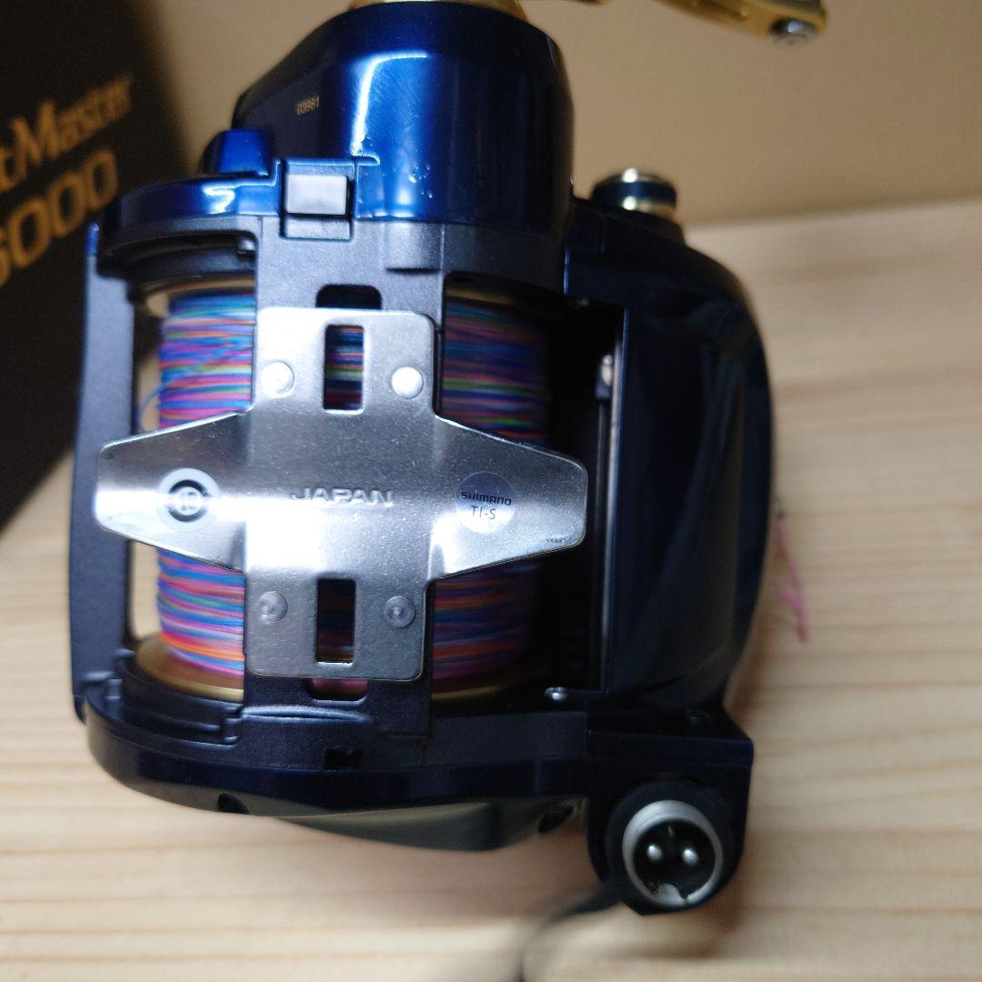 シマノ　19ビーストマスター 6000 電動リール　８号ライン付距離少