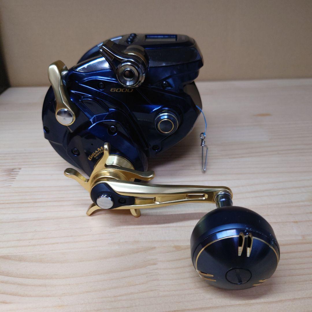 シマノ　19ビーストマスター 6000 電動リール　８号ライン付距離少