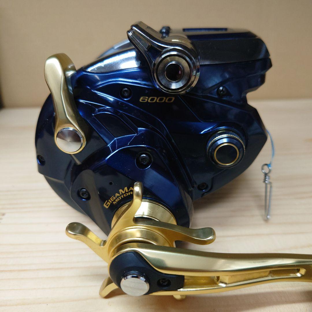シマノ　19ビーストマスター 6000 電動リール　８号ライン付距離少