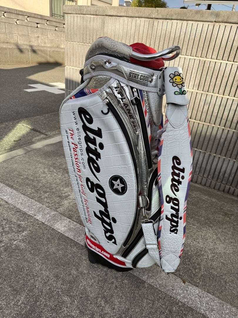 エリートグリップ　限定クロコ23年モデルツアースタンド　大型パラソルプレゼント