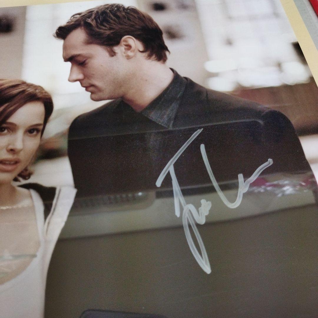 映画 クローサーナタリーポートマン&ジュード・ロウ　直筆サイン入り8Ｘ10フォト