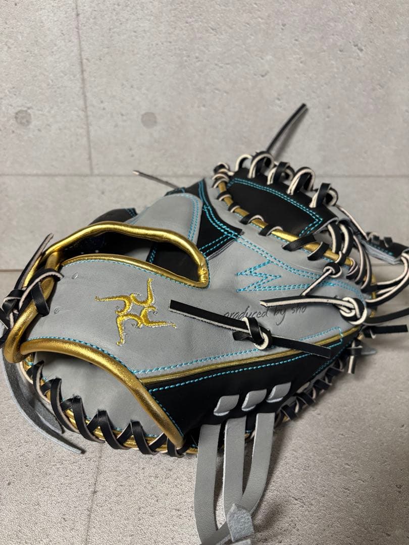 ☆最新 要ミット　軟式用キャッチャーミット 限定カラーKANAME