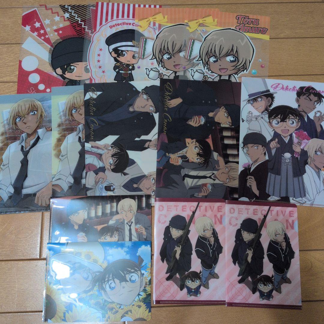 名探偵コナン◆クリアファイル◆安室◇赤井◇キッド◇新一◇蘭◇松田◆70枚以上