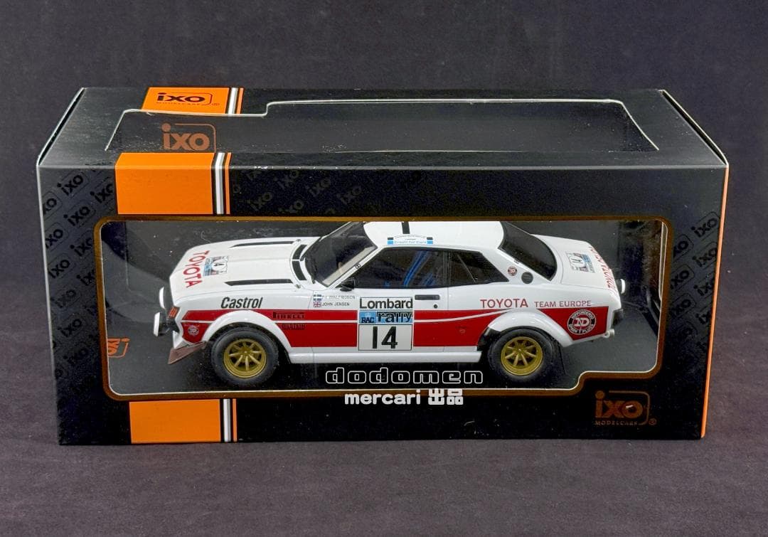 1/18 ixo トヨタ セリカ 2000GT RAC Rally 1977