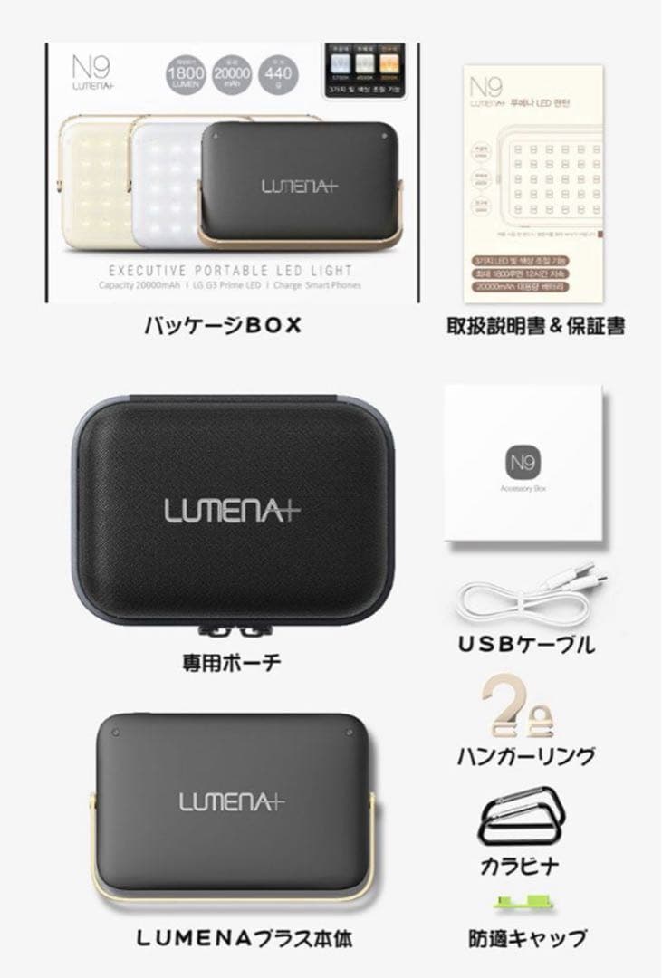 PSE認証　新品未開封　定価18900円　ルーメナープラス