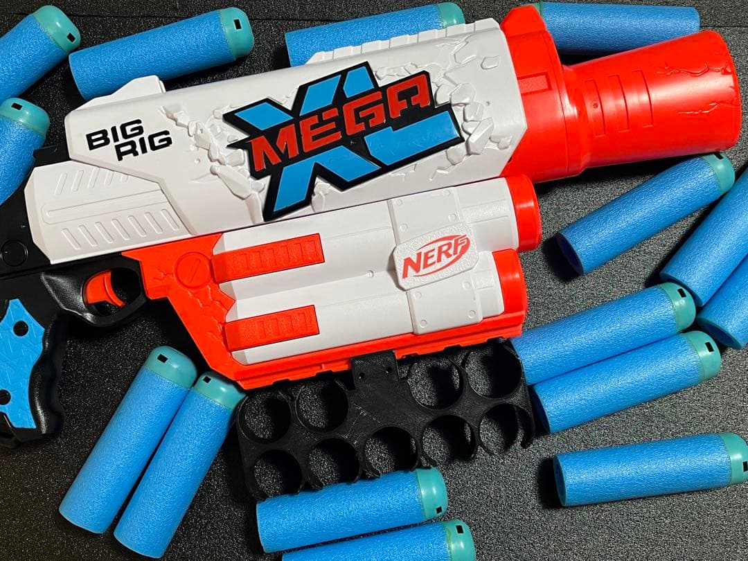 ナーフ Mega XL ビックリグ Big Rig ＆ ダーツホルダー セット