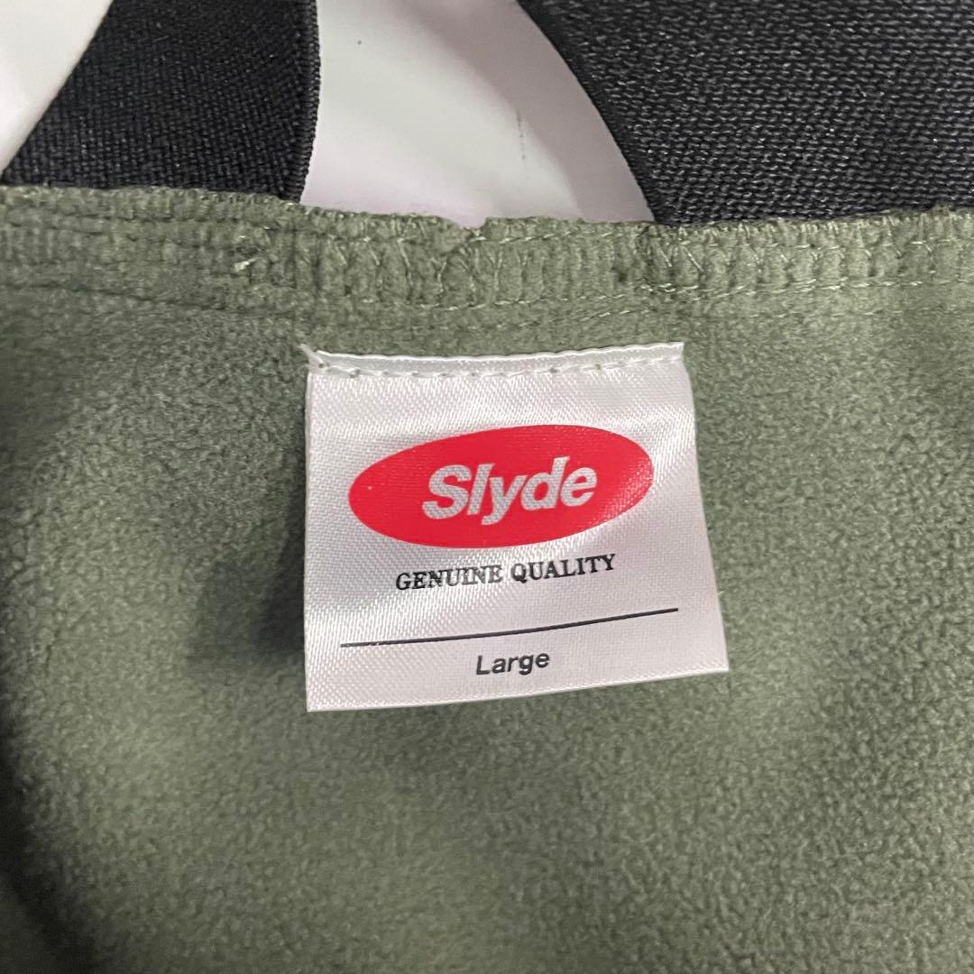 Slyde スノーボードウェア ビブパンツ L カーキ 22SNSLY004