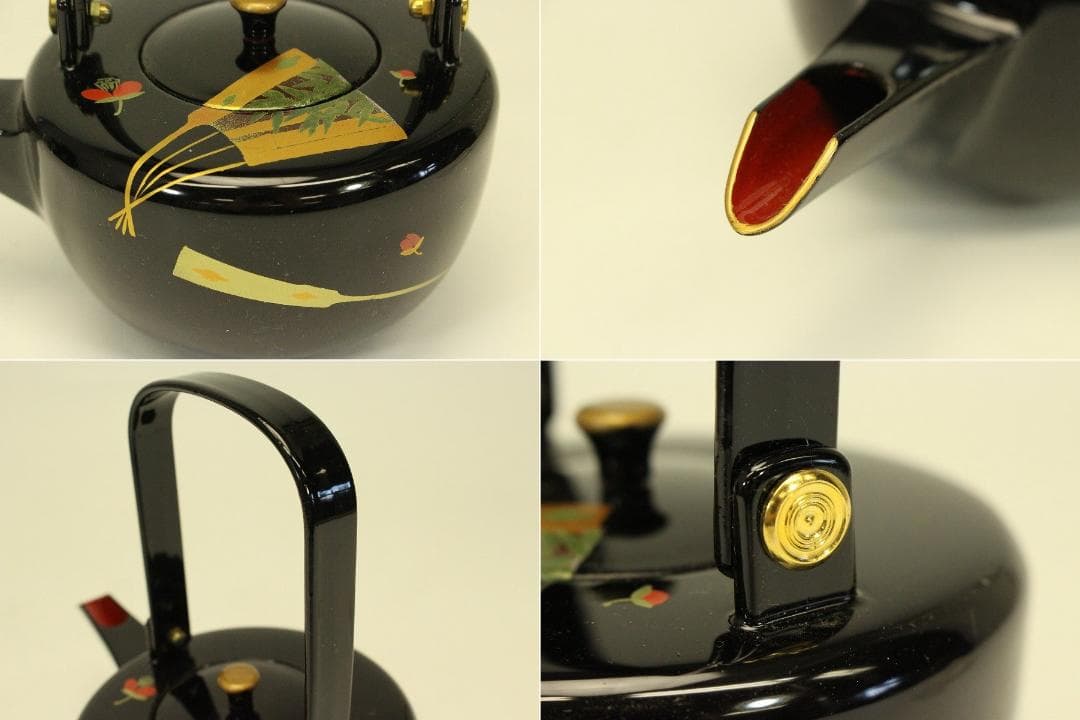 正月 扇散蒔絵 お屠蘇揃い(ZE654)