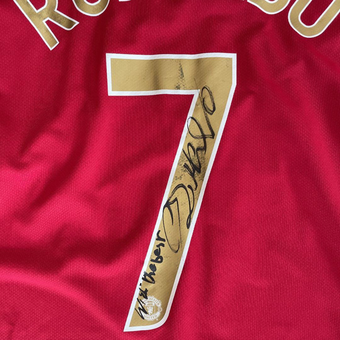 Cロナウド　直筆サイン　ユニフォーム