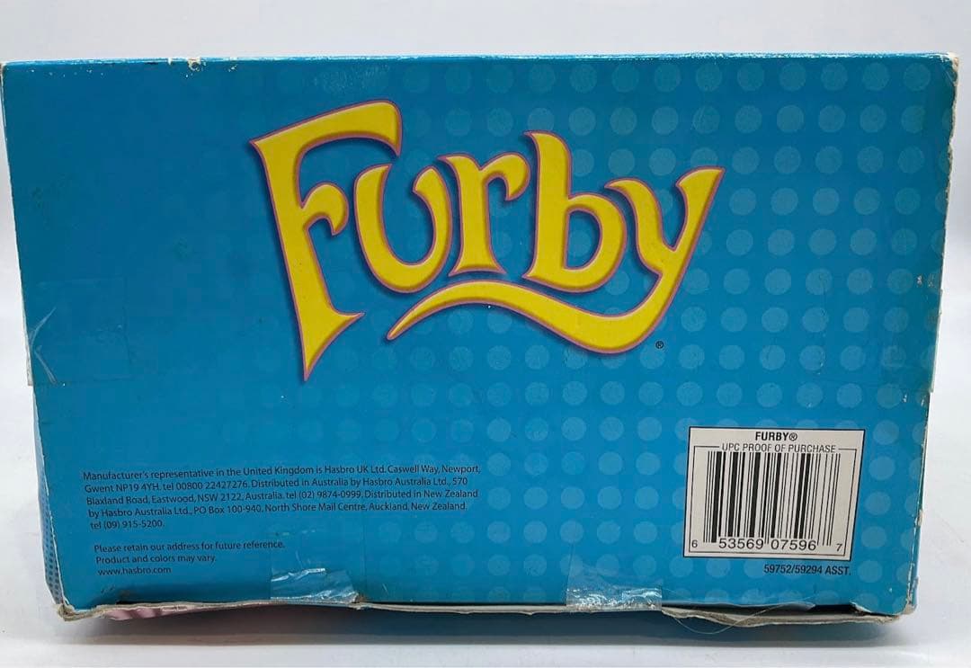 ハ*郎様 ★未開封品★ ファービー2 白 ベージュ 英語版 ブルーアイ 青目 2