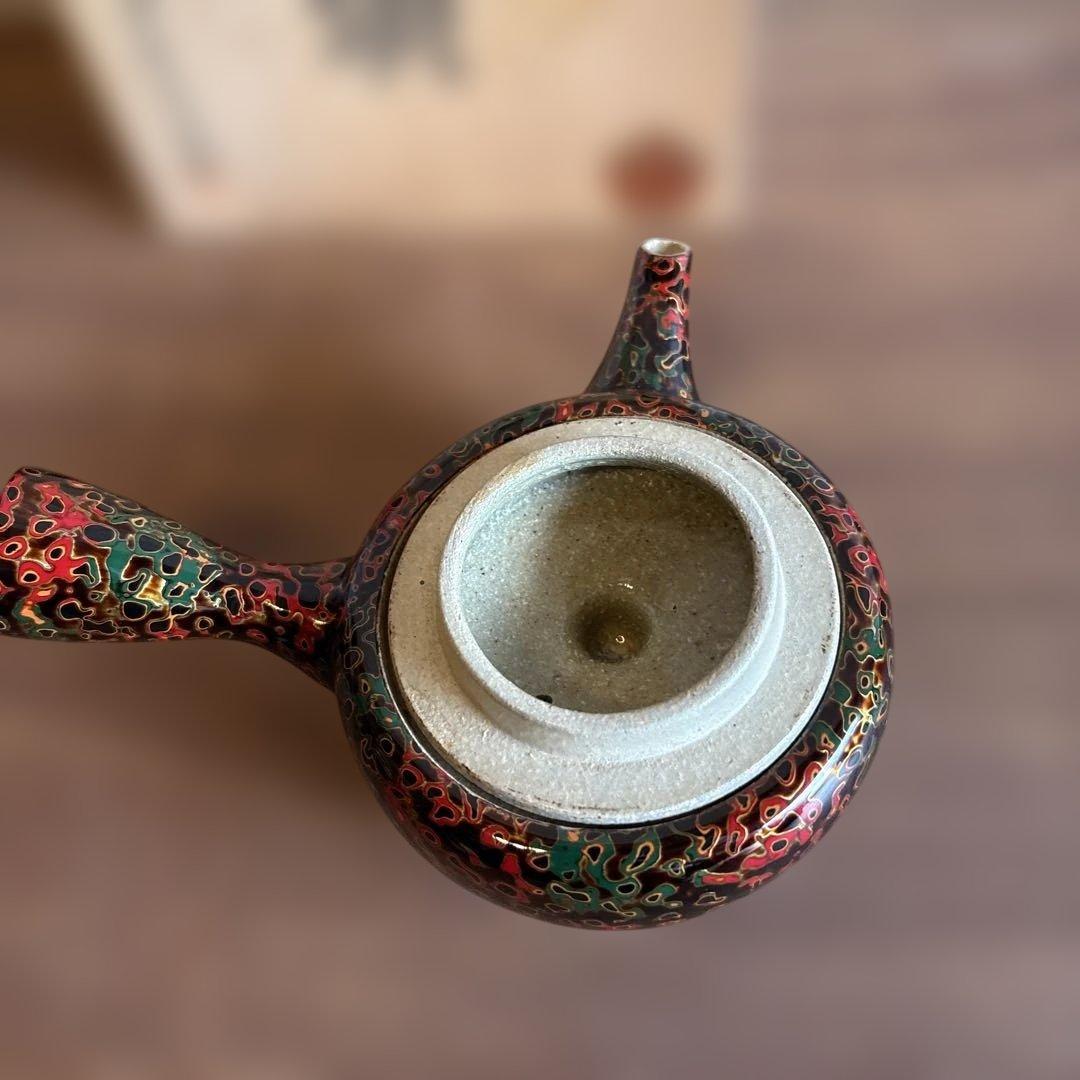 希少　津軽塗り　陶器製急須