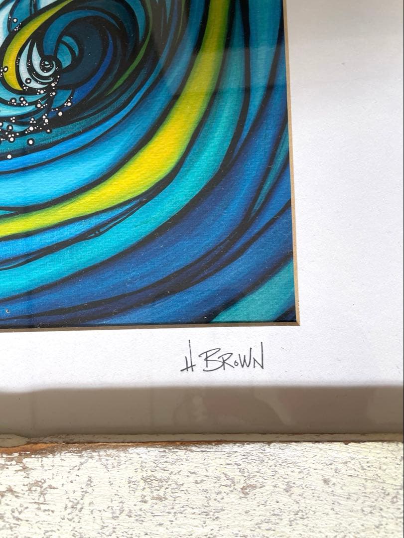 H. Brown 波のアート作品