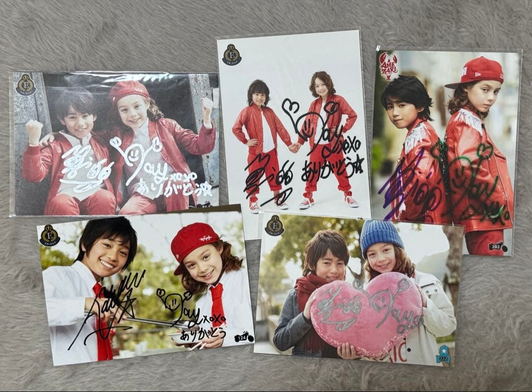 SMTR25 JJ ジェイ　サイン入り生写真セット