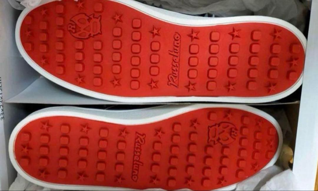 新品 ラッセルノ Russeluno スタッズ ゴルフ シューズ 27cm