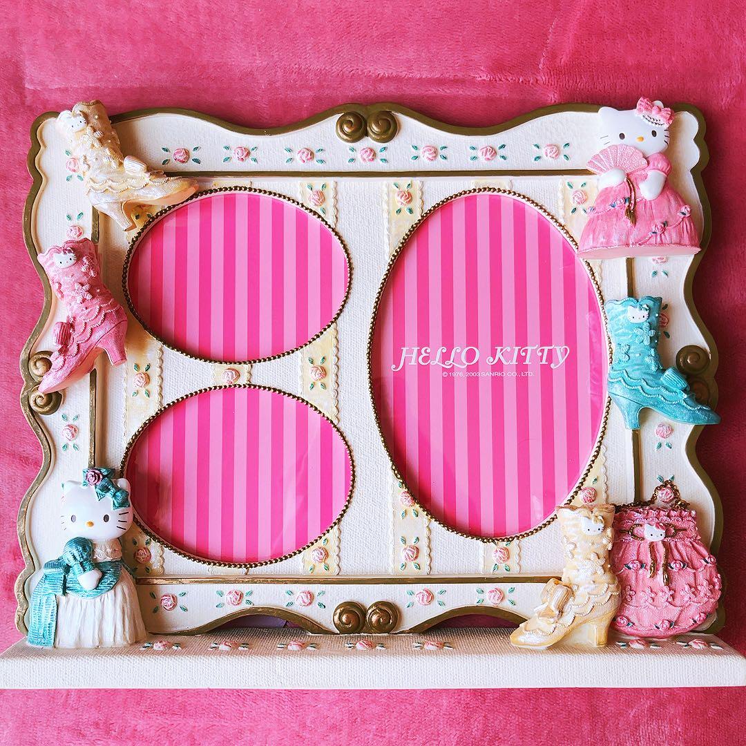 希少激レア　ハローキティ　USA フォトフレーム　2003 ドレス　サンリオ