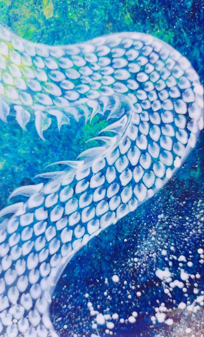 【オパールの白龍】私の作品 一点物 原画販売