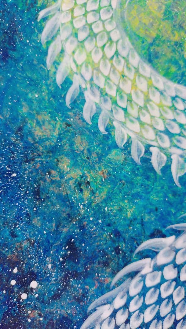 【オパールの白龍】私の作品 一点物 原画販売