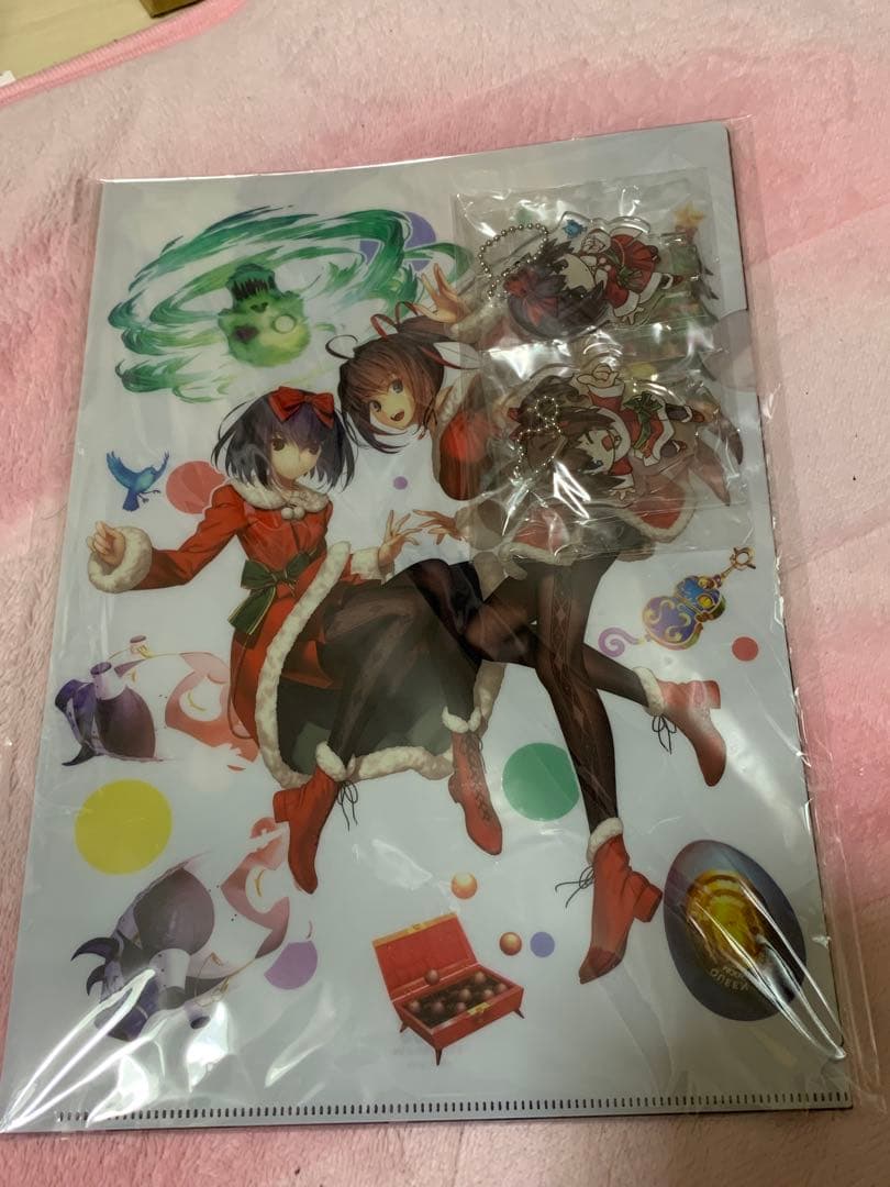 コミケ　C101 魔法使いの夜セット クリアファイル＋ミニアクリルマスコット