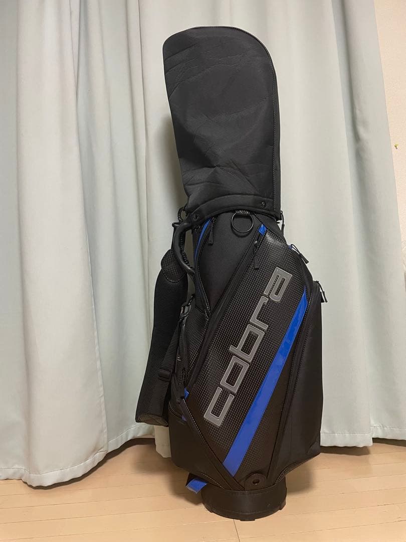 Cobra キャディバッグ ブラック/ブルー
