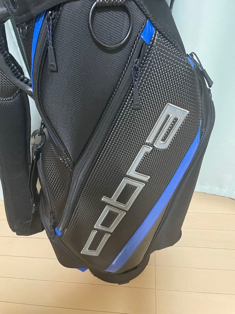 Cobra キャディバッグ ブラック/ブルー