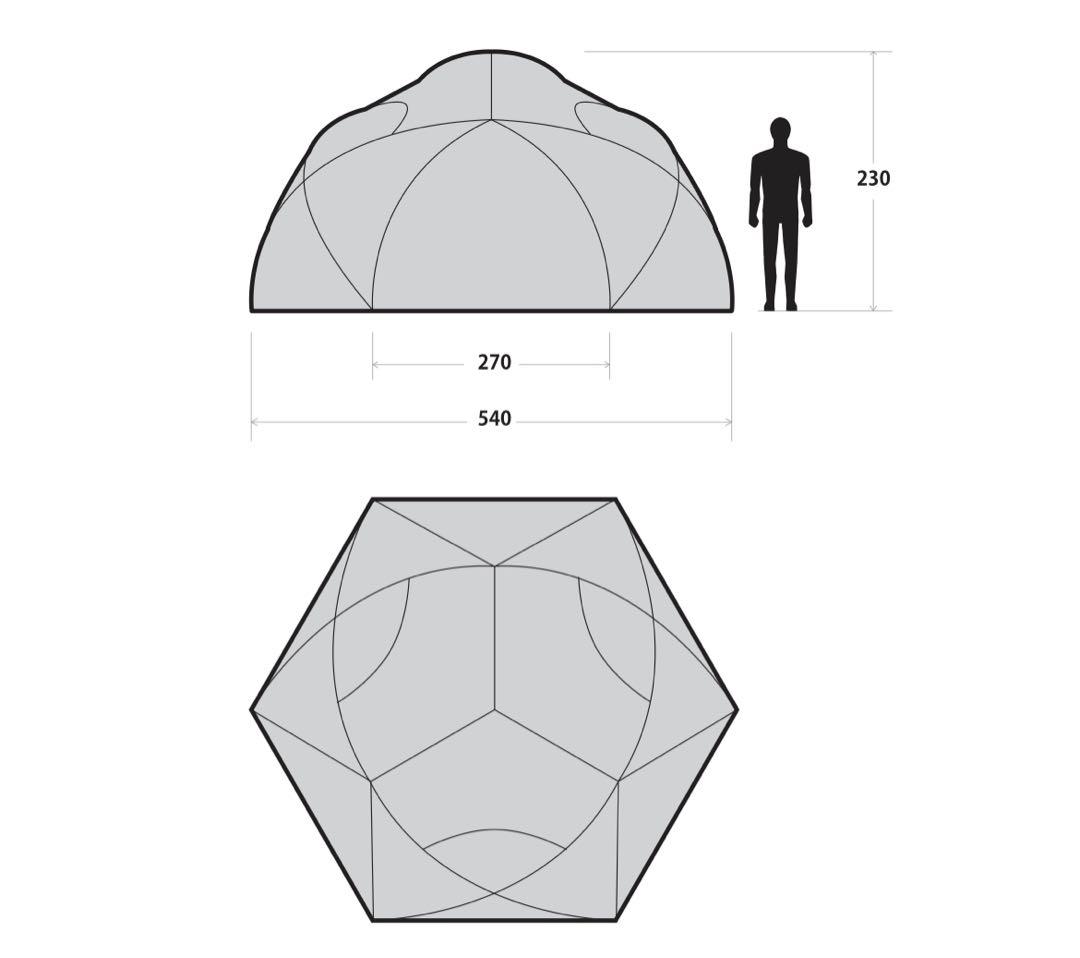 【escape-0529専用】【新品】サバティカル　ザバルパインドーム