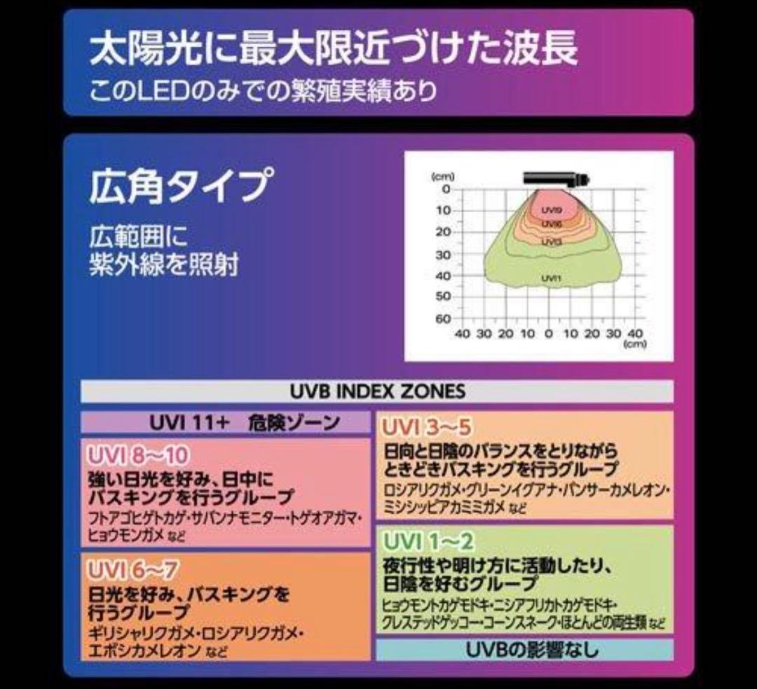 テラスカイ UV 9W 紫外線 ライト GEX エキゾテラ 爬虫類 フトアゴ