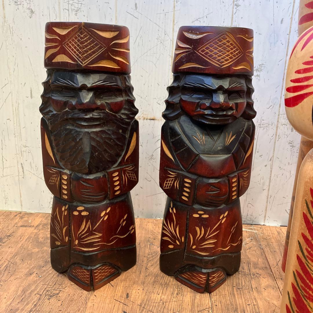 昭和レトロ こけし 小芥子 ニポポ 13体セット セット売り まとめ売り 木彫り