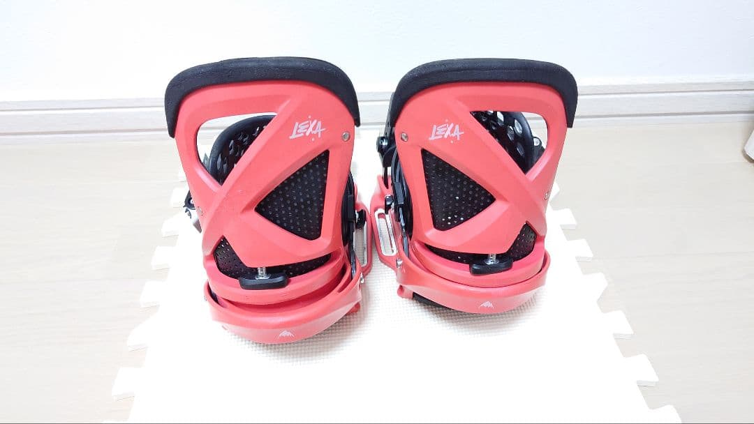BURTON LEXA EST スノーボードビンディング 赤/黒 Mサイズ