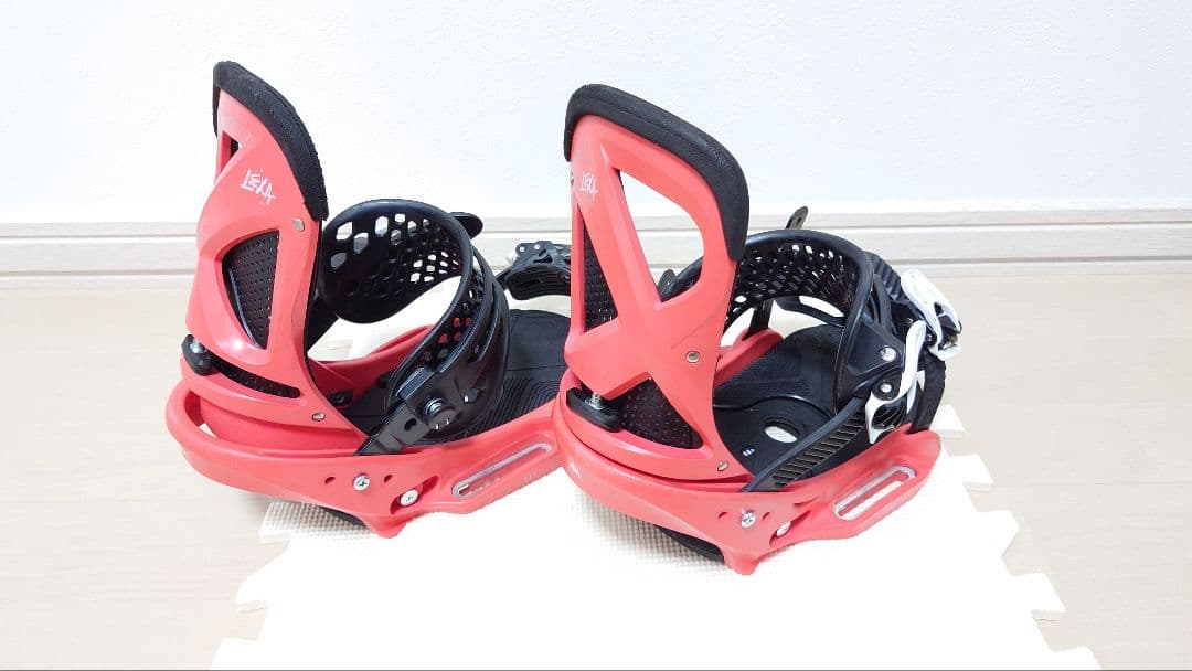 BURTON LEXA EST スノーボードビンディング 赤/黒 Mサイズ