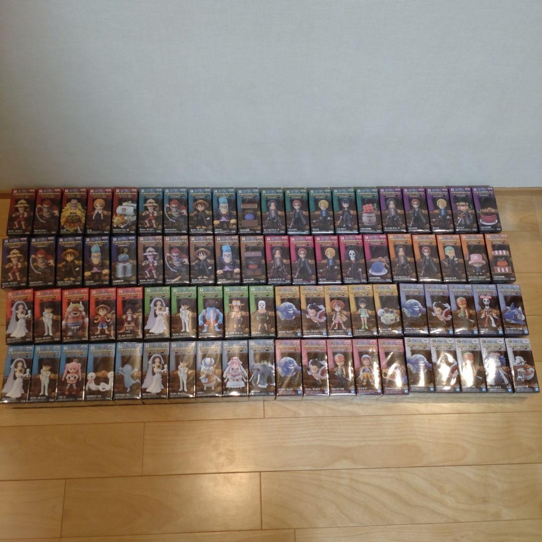 80体コンプリート　ワンピース　ワールドコレクタブルフィギュア　トレジャーラリー