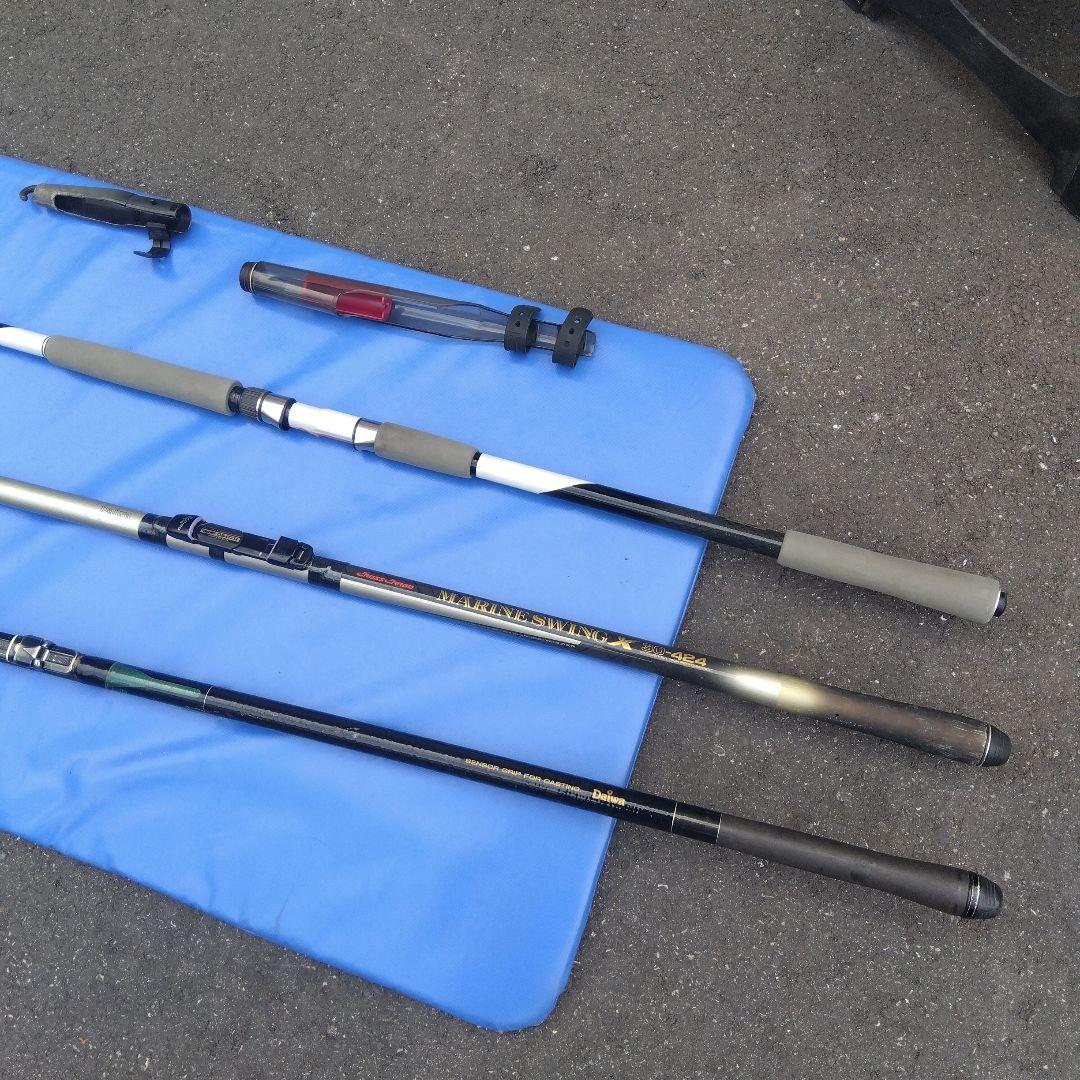 ダイワ カーボン投げ竿 3本セット