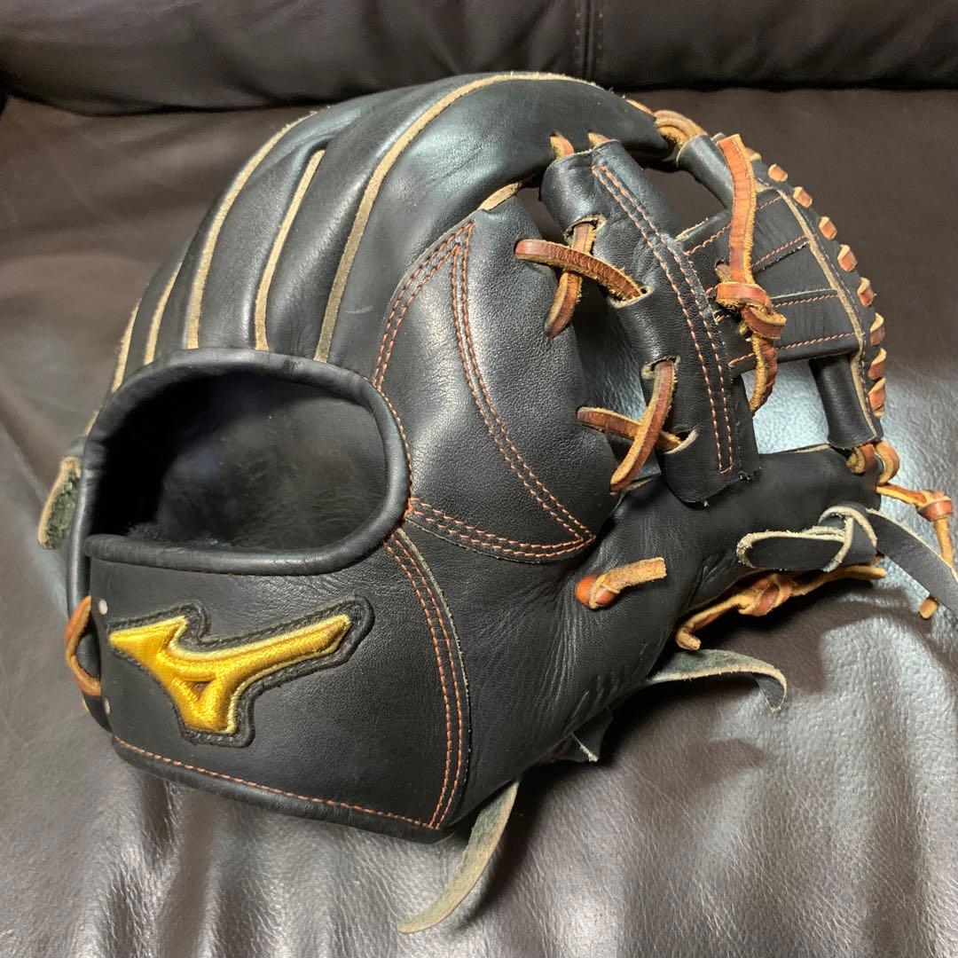 Mizuno Pro 硬式内野手用グローブ 黒