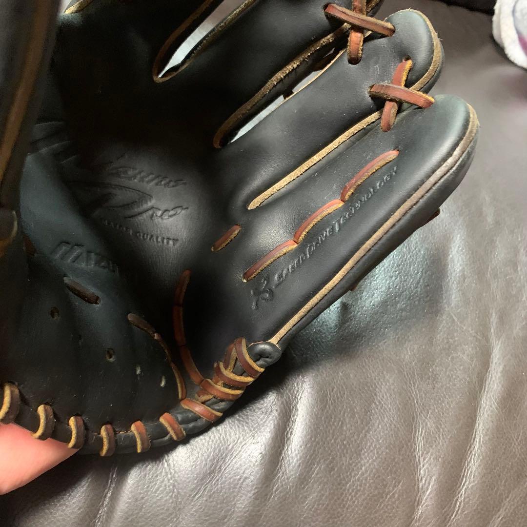 Mizuno Pro 硬式内野手用グローブ 黒