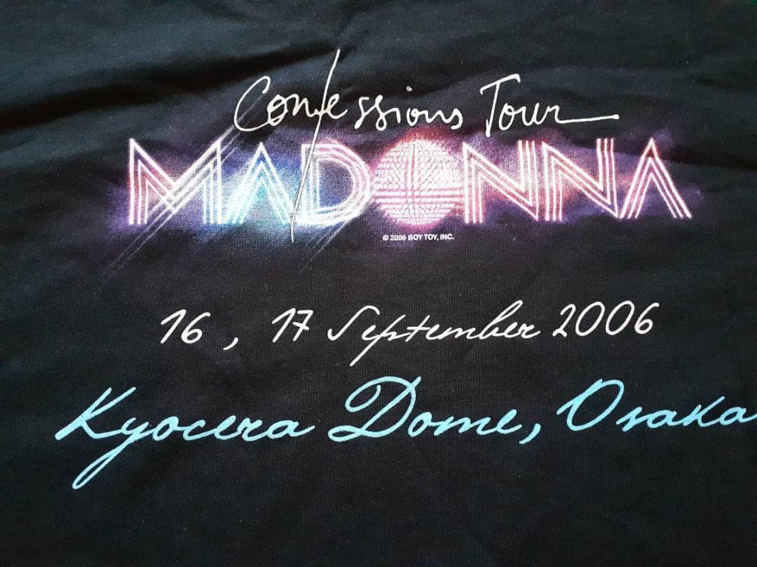 マドンナ 　Confessions Tour　大阪 京セラドーム公演　Tシャツ