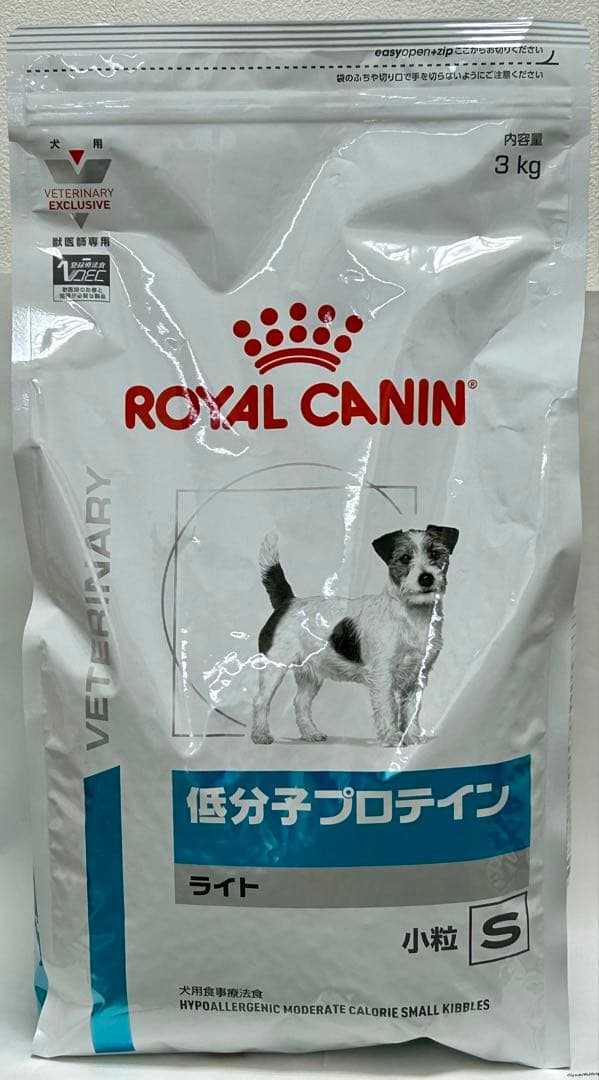 ロイヤルカナン 犬用 低分子プロテイン ライトS 小粒 3kg 1袋