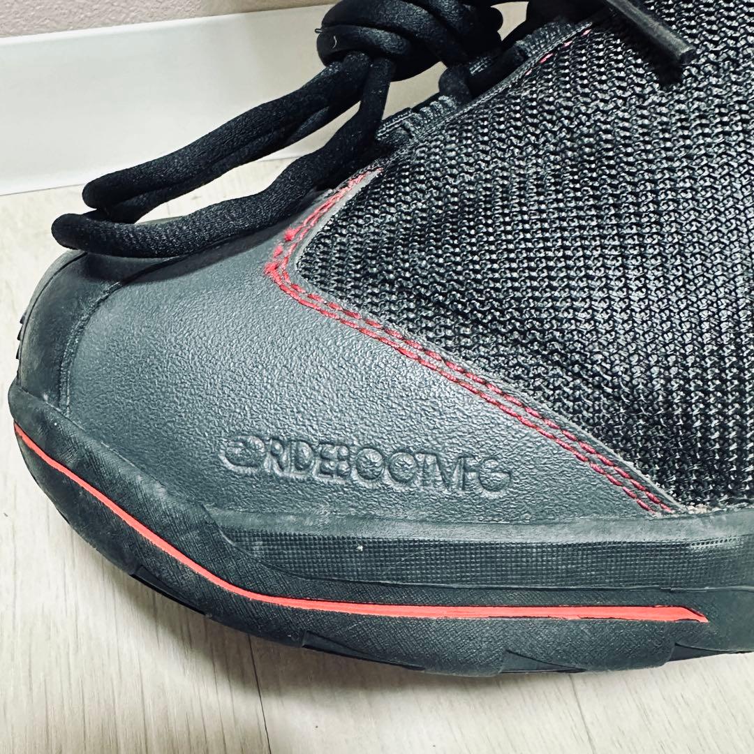 バートン RIDE BOOT MFG スノーボードブーツ ブラック/レッド 27