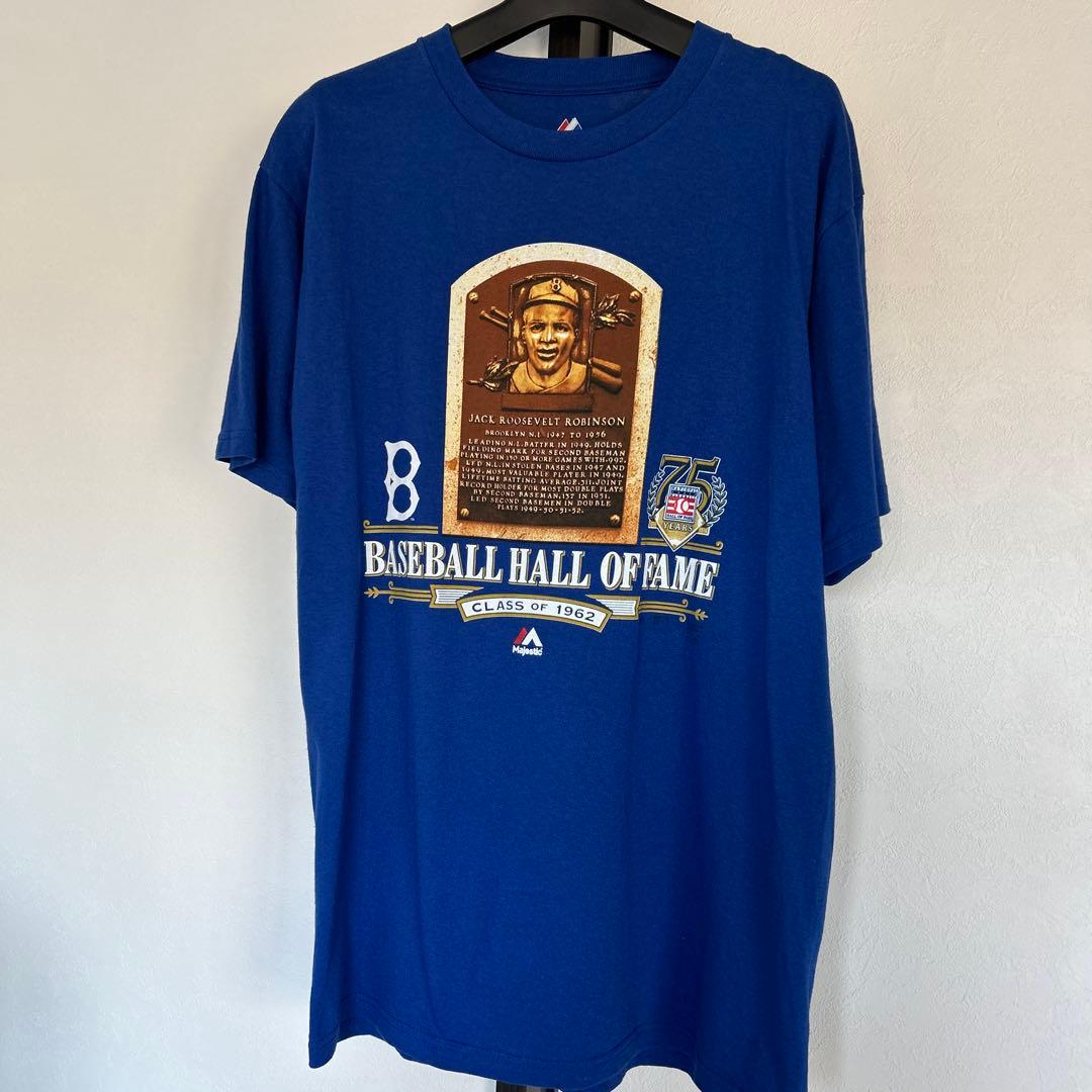 ジャッキーロビンソン マリアノリベラ Tシャツ ドジャース マジェスティック