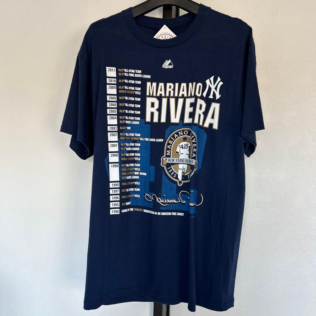 ジャッキーロビンソン マリアノリベラ Tシャツ ドジャース マジェスティック