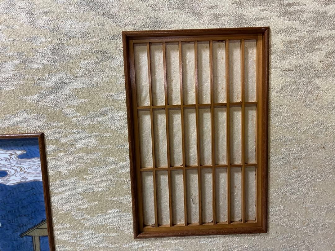 H40 有田焼聡窯　辻一堂作　浮世絵屏風