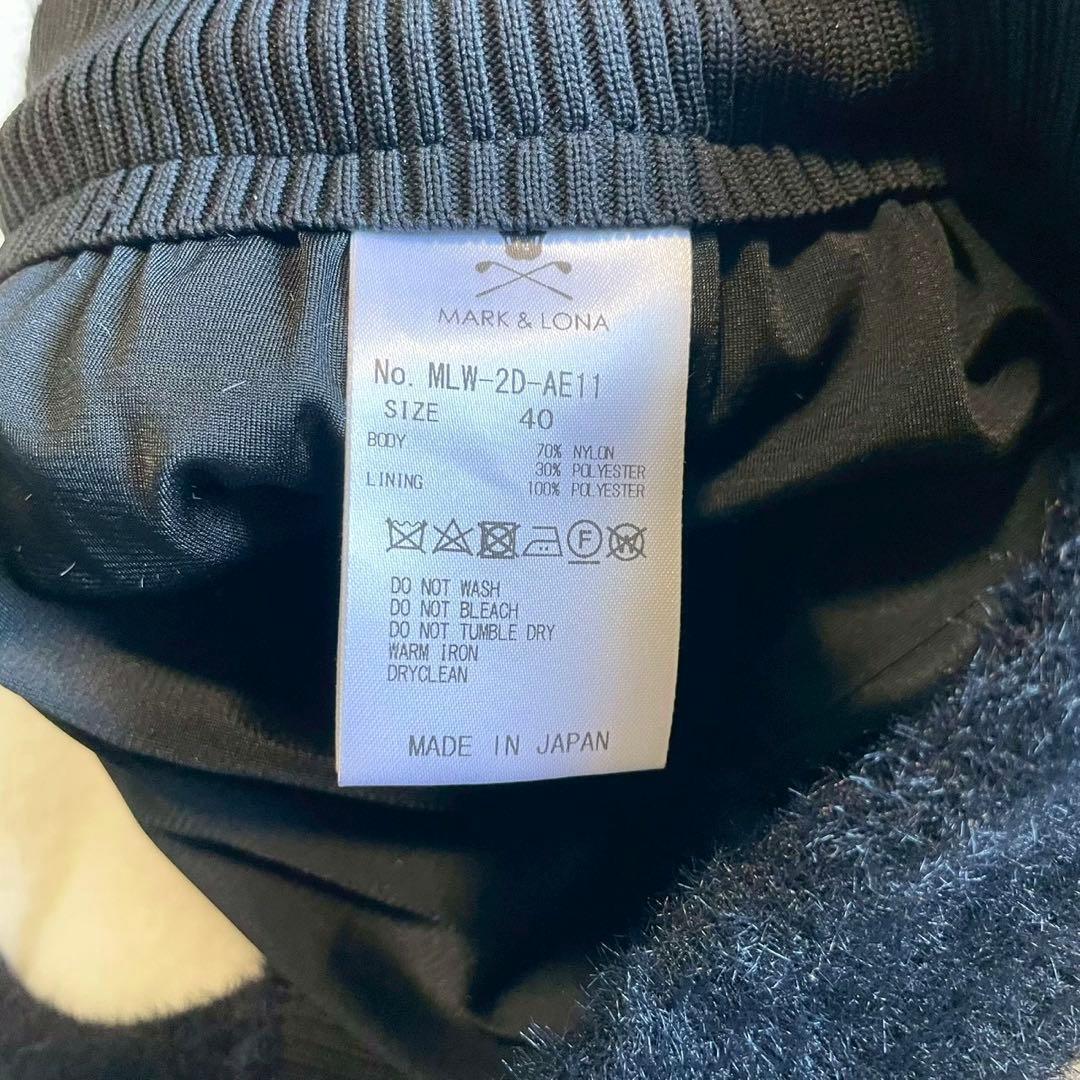 美品【マーク＆ロナ】ゴルフウェア スカート ロゴ スカル ラインストーン 白 L