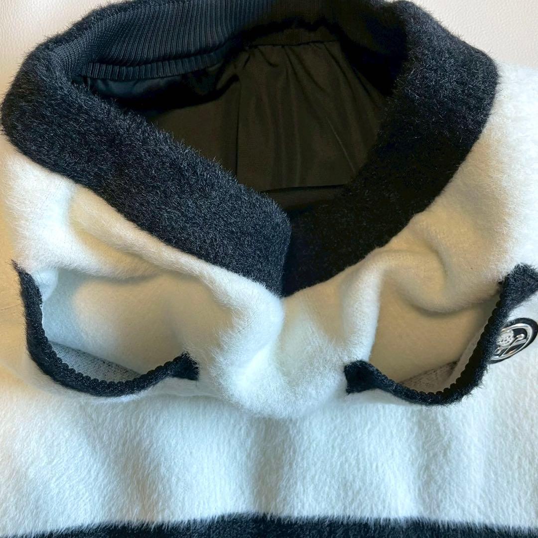 美品【マーク＆ロナ】ゴルフウェア スカート ロゴ スカル ラインストーン 白 L